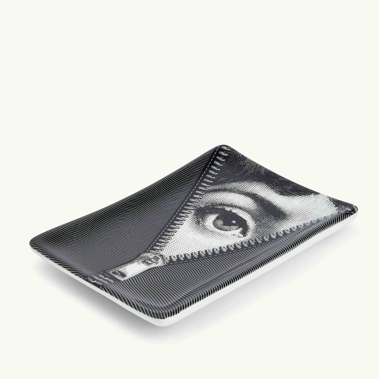Tema e Variazioni no.401 Ashtray Rectangular Small Black fornasetti tema e variazioni no 401 ashtray rectangular small black