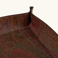 etro arnica decorative tray square brown 25cm