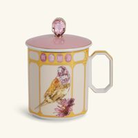rosenthal idyllia mug with lid finch yellow