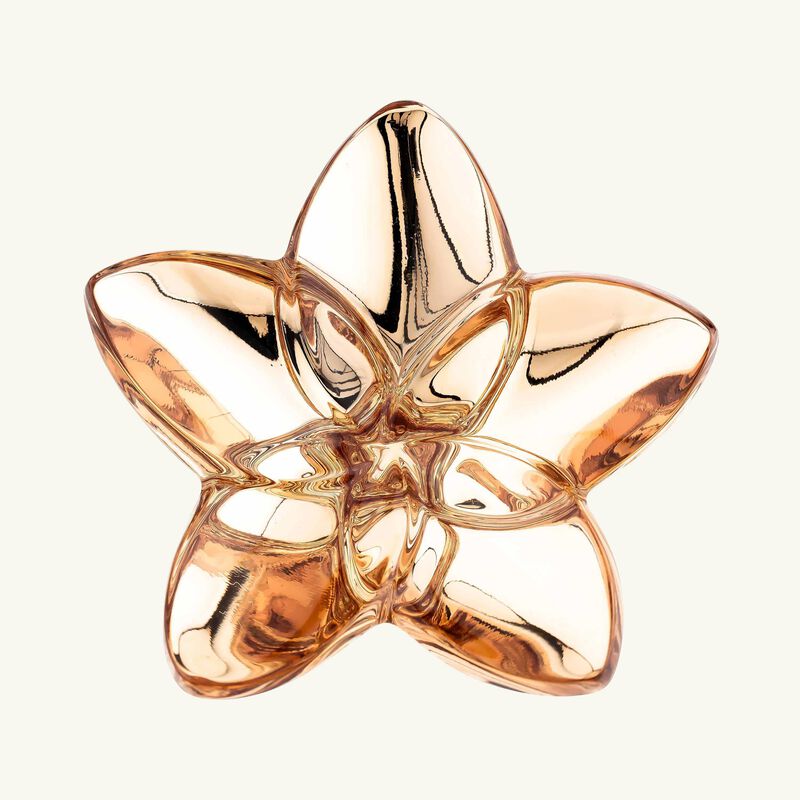 baccarat the bloom collection figurine mini gold