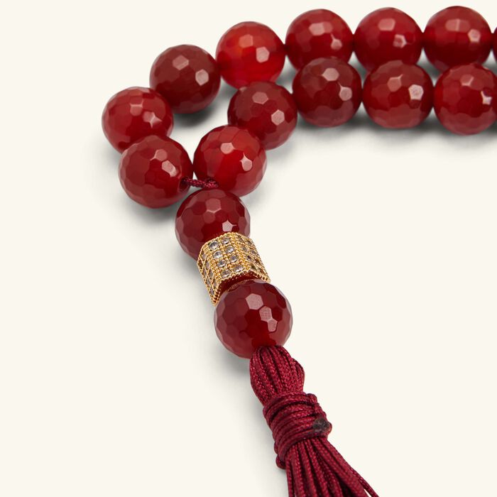 لايت اوف سكينة طقم بركة عقيق من مسبحة وعطر