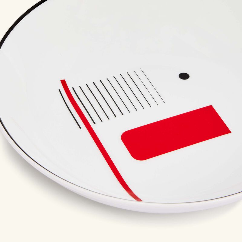 Oscar Soup Plate Round Red 19cm bernardaud oscar soup plate round red 19cm