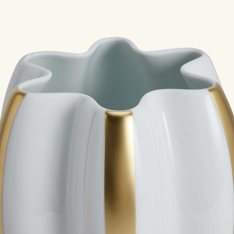 Domani Vase Medium Gold bernardaud domani vase medium gold