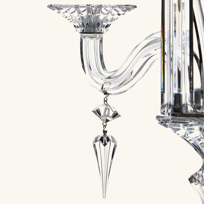 Mille Nuits Candlelabra Clear 3 Candles baccarat mille nuits candlelabra clear 3 candles