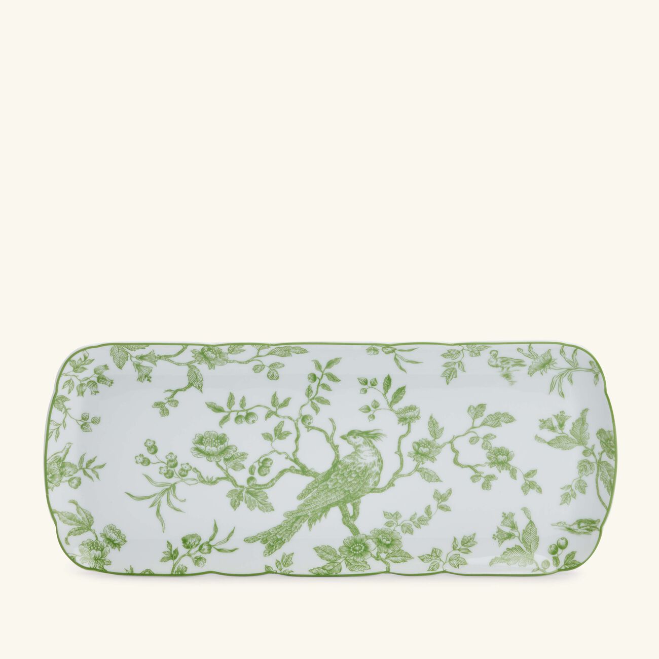 Albertine Cake Platter Rectangular Green 38cm bernardaud albertine cake platter rectangular green 38cm