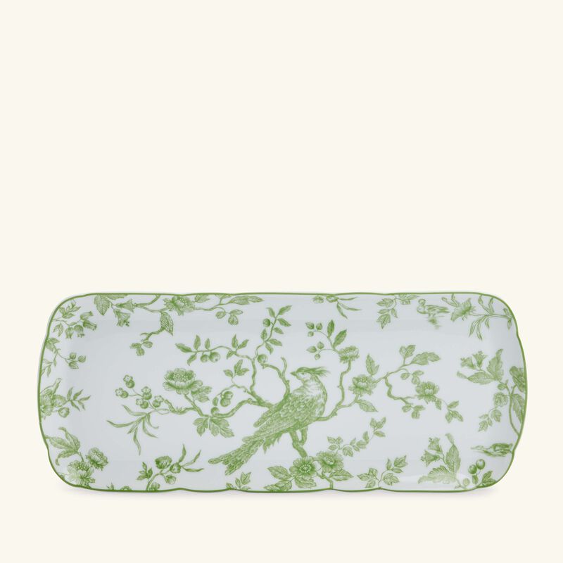 Albertine Cake Platter Rectangular Green 38cm bernardaud albertine cake platter rectangular green 38cm