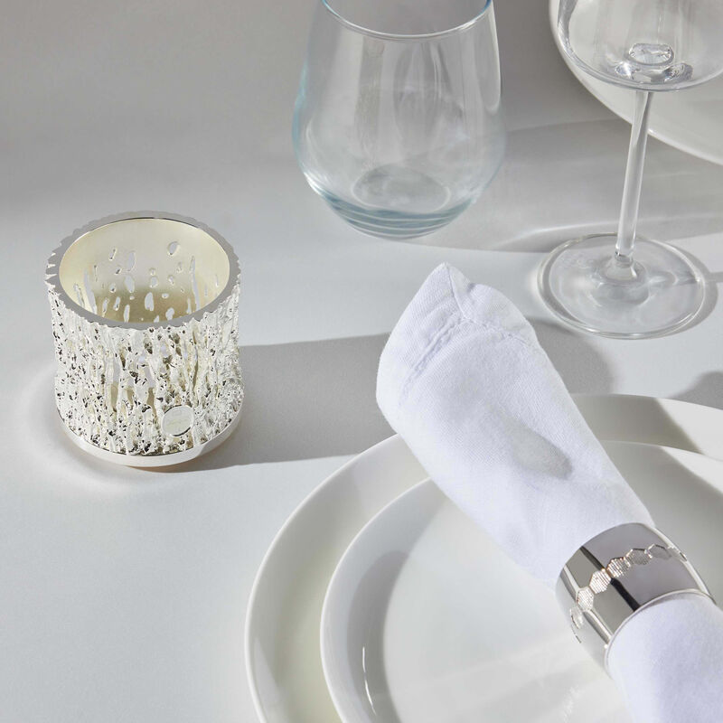 christofle s ve d argent candle holder silver plated