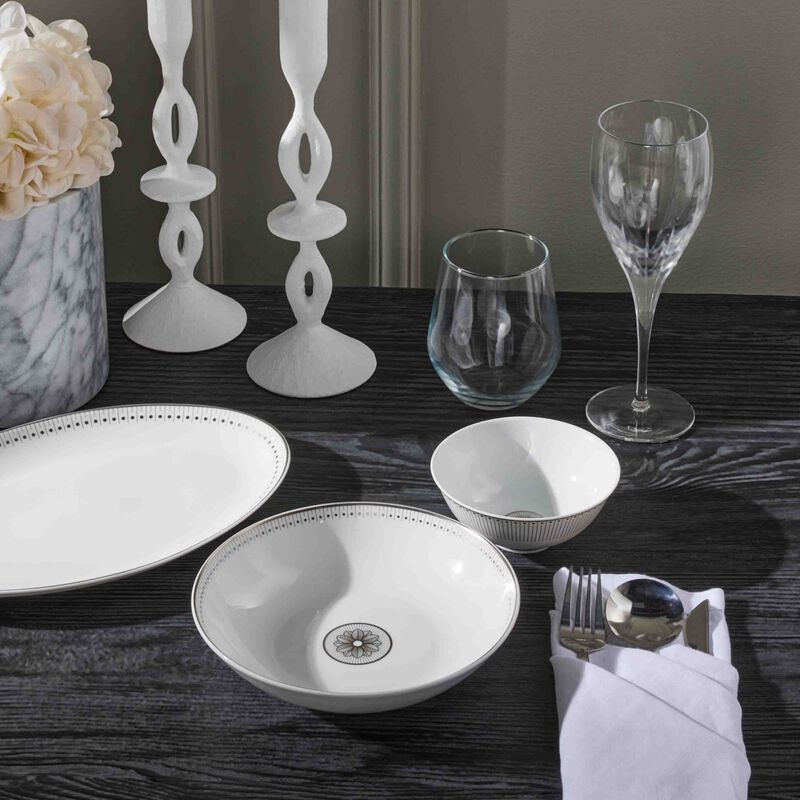 christofle malmaison imp riale soup bowl white 19cm