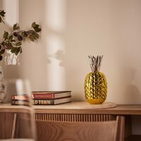 bernardaud victoria pineapple box yellow