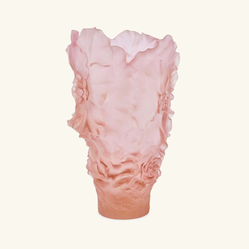 Camellia Vase Large Pink Limited Edition daum camellia vase large pink limited edition