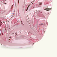 lalique tourbillons vase extra large pink