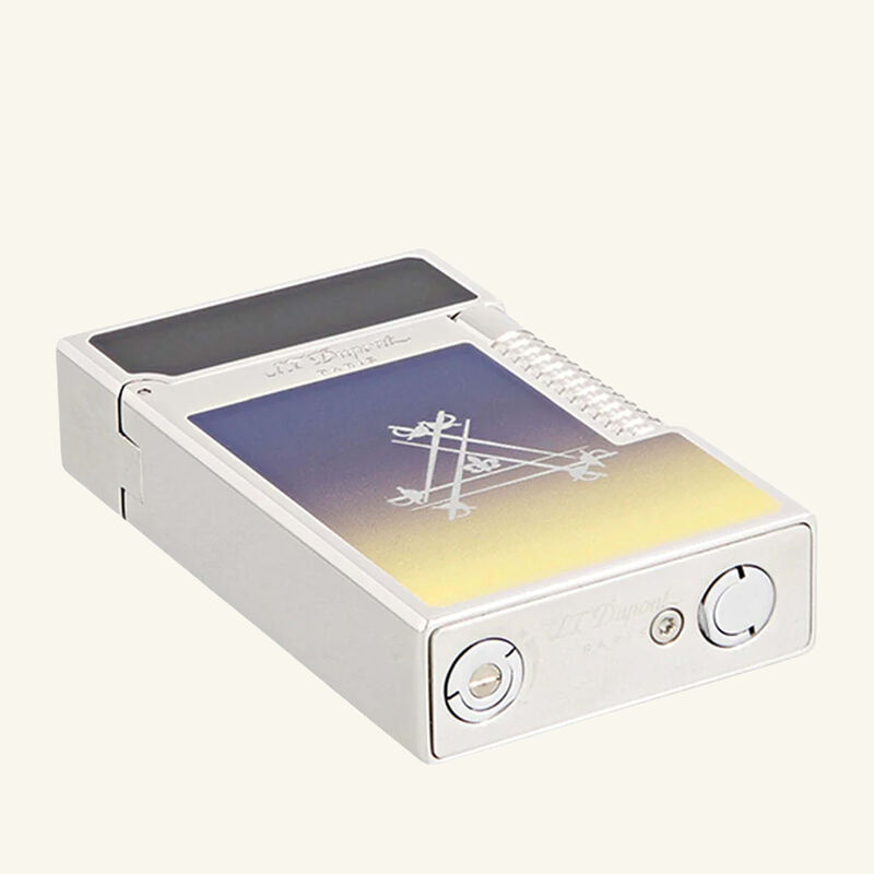 st dupont le grand montecristo lighter blue