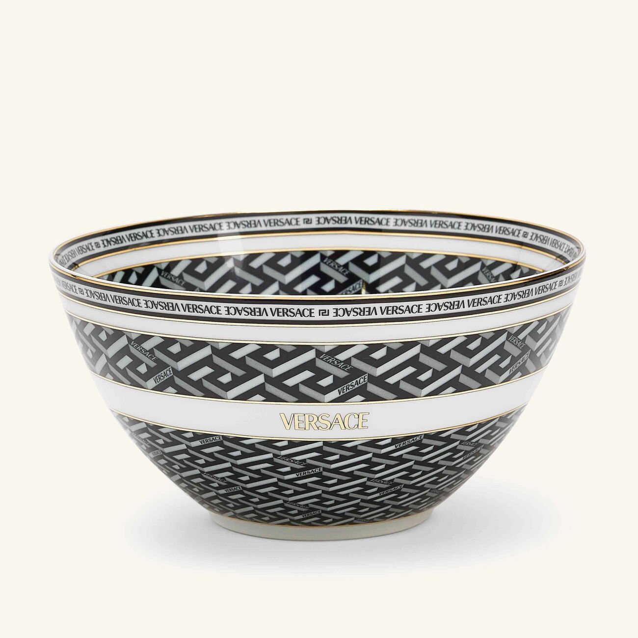 La Greca Signature Bowl 18cm versace la greca signature bowl 18cm