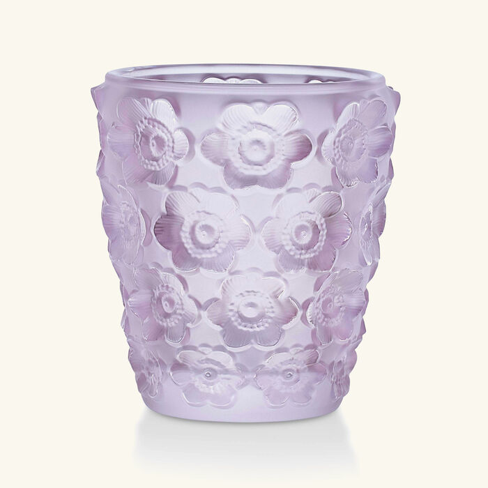 lalique anemones votive mini pink