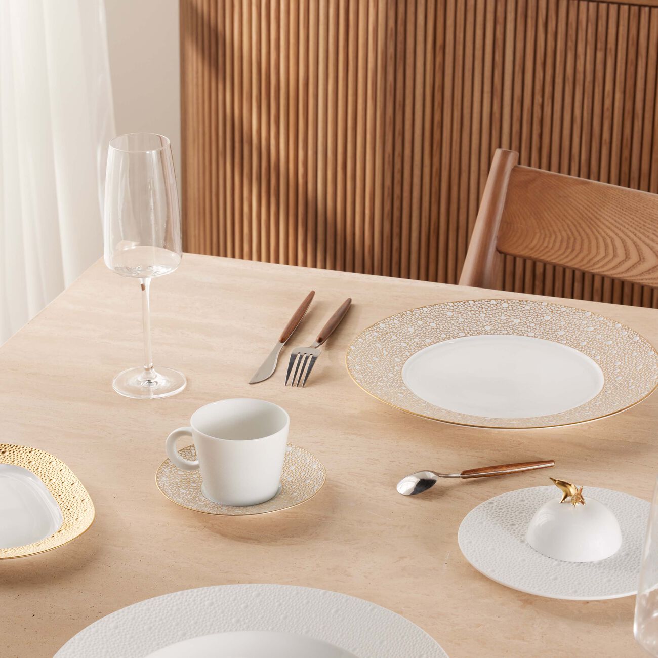 Ecume Serving Platter Round White 18cm bernardaud ecume serving platter round white 18cm