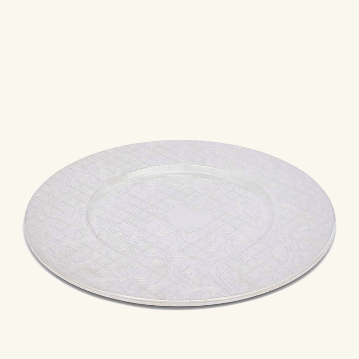 christofle jardin d eden charger plate silver plated 32cm