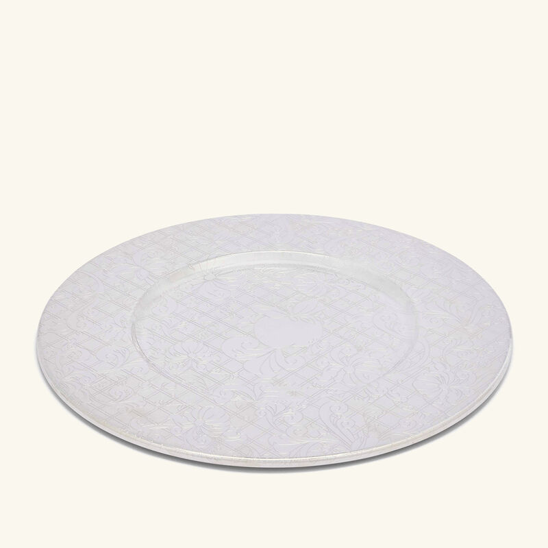 christofle jardin d eden charger plate silver plated 32cm