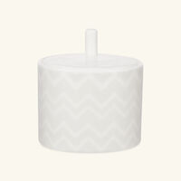 missoni home zig zag sugar pot white