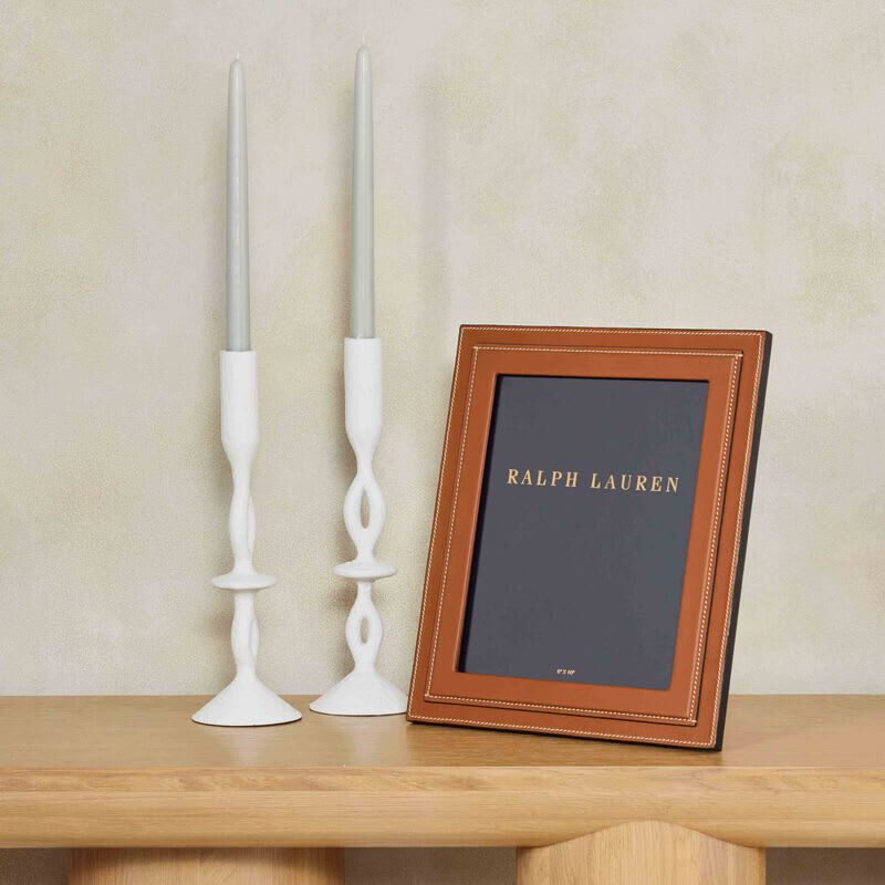 ralph lauren home brennan picture frame large brown 20x25cm