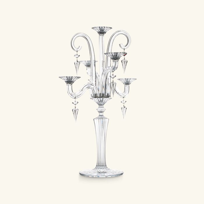 baccarat mille nuits candlelabra clear 5 candles