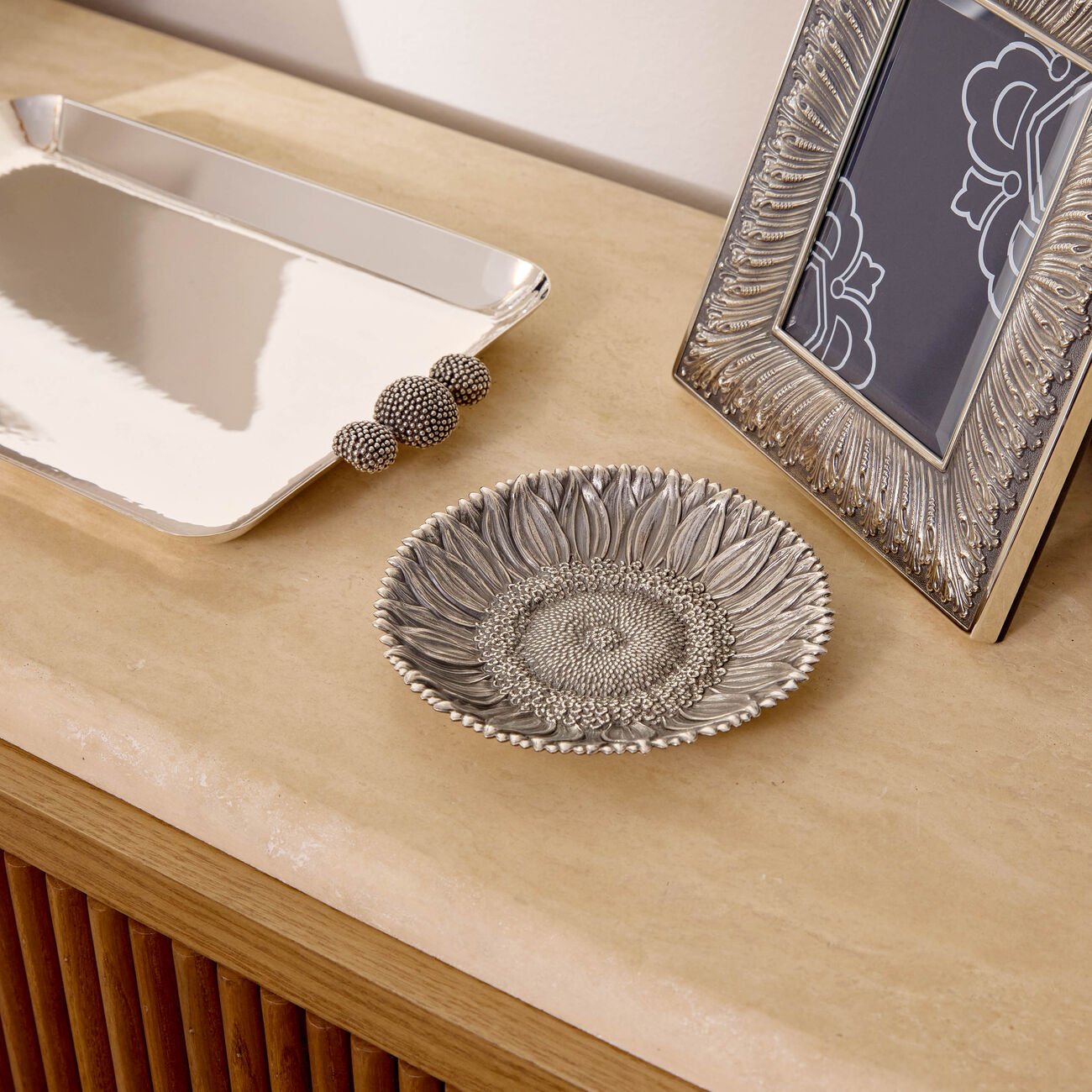 buccellati sunflower bowl medioum silver