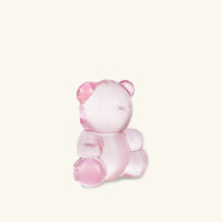 Teddy Air Sculpture Small Pink lalique teddy air sculpture small pink