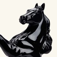 baccarat pegase horse sculpture extra large black limited edition