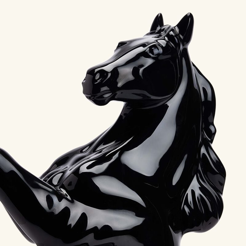 baccarat pegase horse sculpture extra large black limited edition