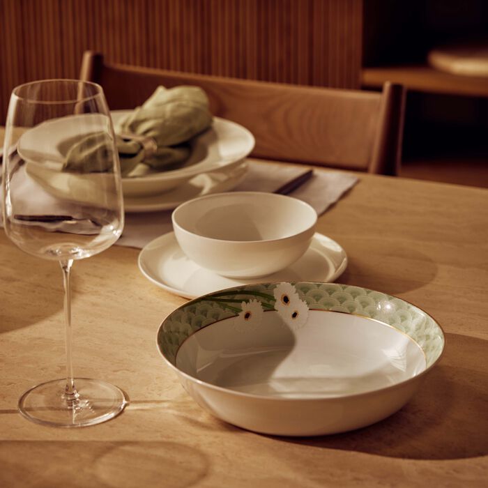 Praiana Vegetable Dish Green 24cm bernardaud praiana vegetable dish green 24cm
