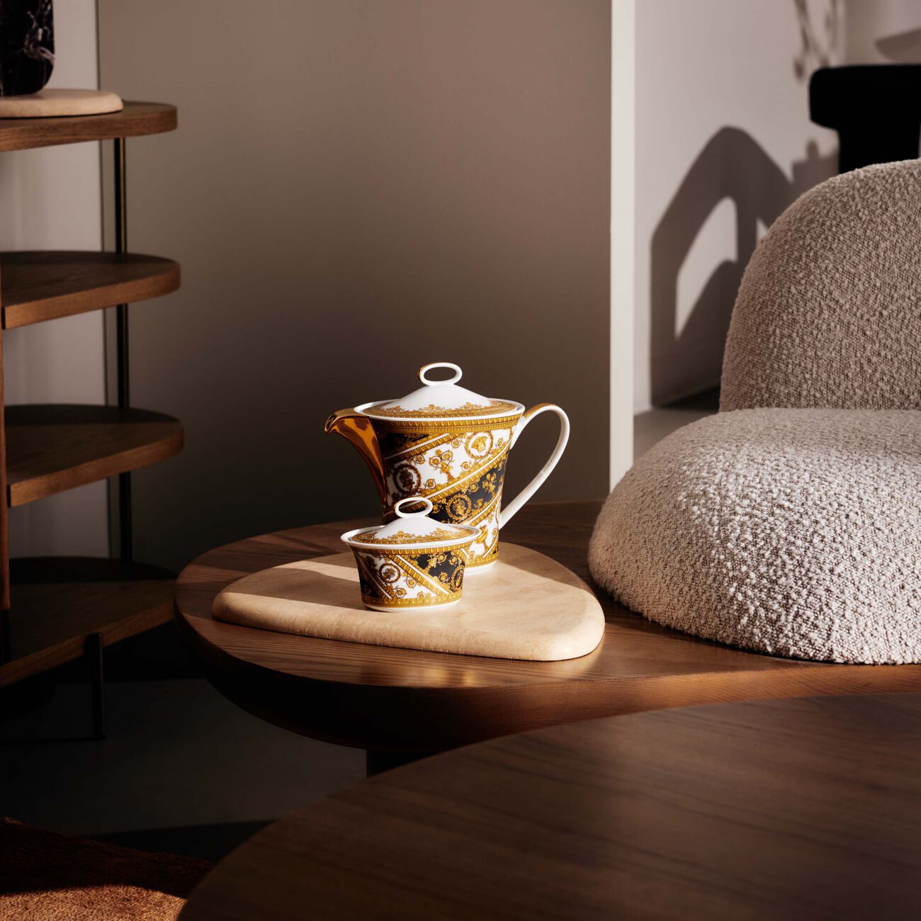 فيرساتشي إبريق الشاي آي لاف باروك أسود