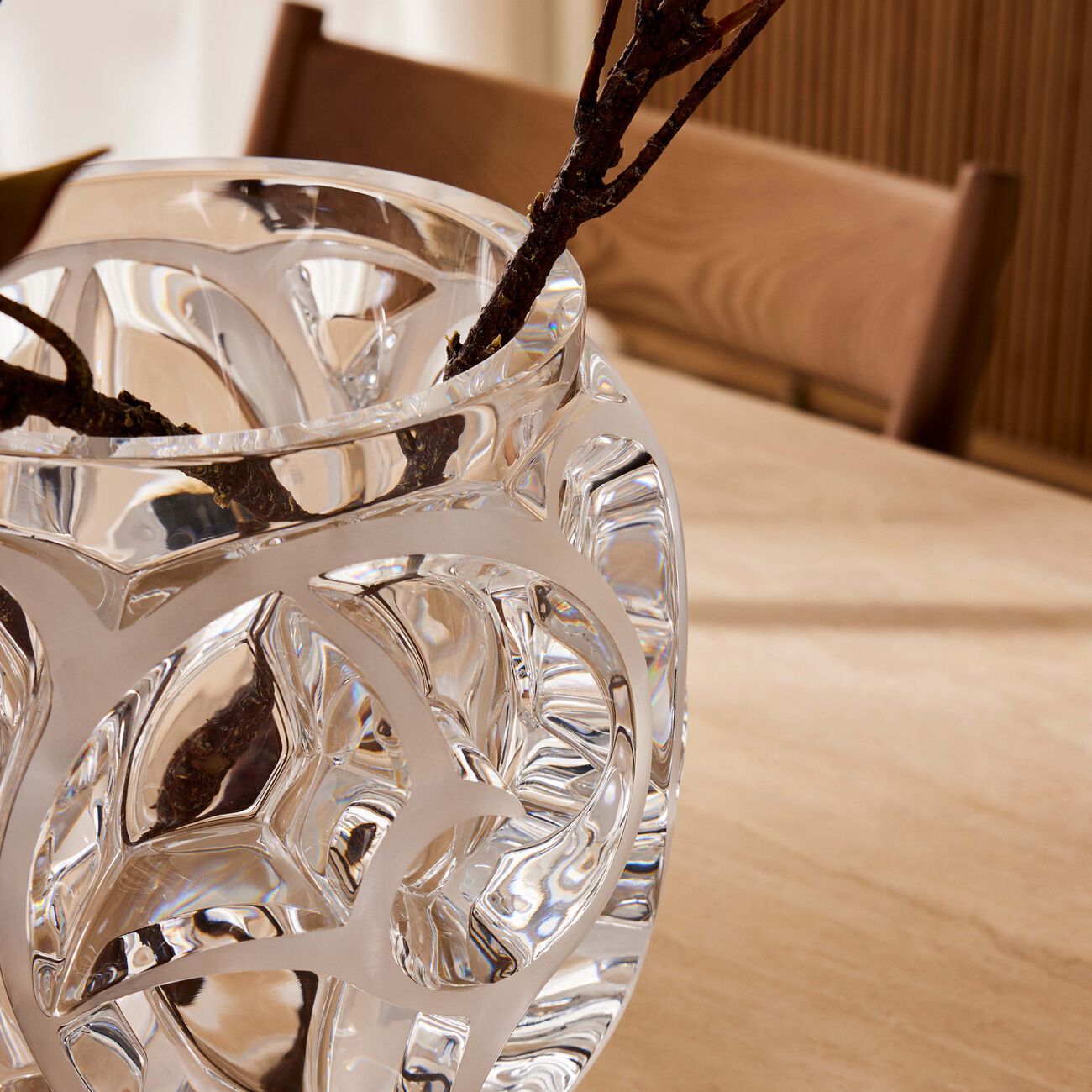 Tourbillons Vase Medium Clear lalique tourbillons vase medium clear