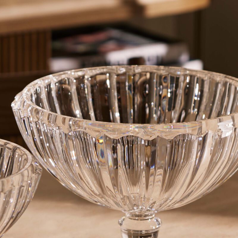 ماريو تشيوني وعاء ديكور إيرث شفاف بحجم كبير