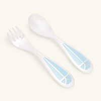 christofle quartz talisman baby flatware blue set of 2