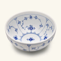 royal copenhagen blue fluted plain bowl white