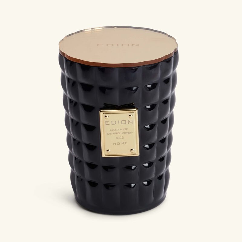 edion cello suite no 23 rosastro harmony nero scented candle 300g