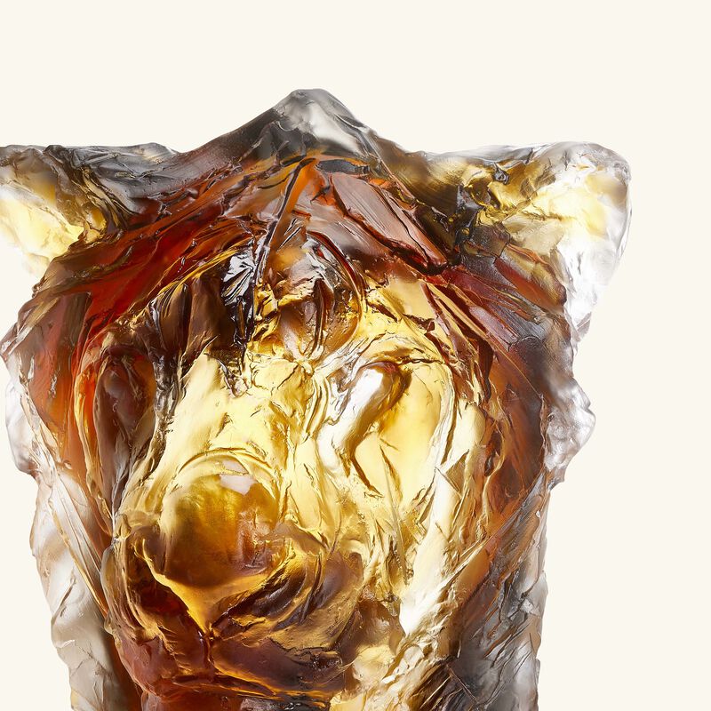 Lion Head Sculpture Large Brown daum lion head sculpture large brown