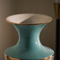 جوناثان أدلر مزهرية باسكيت ويف صغيرة باللون الأزرق