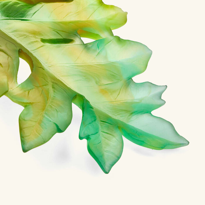 Bornéo Wall Leaf Figurine Large Green daum born o wall leaf figurine large green