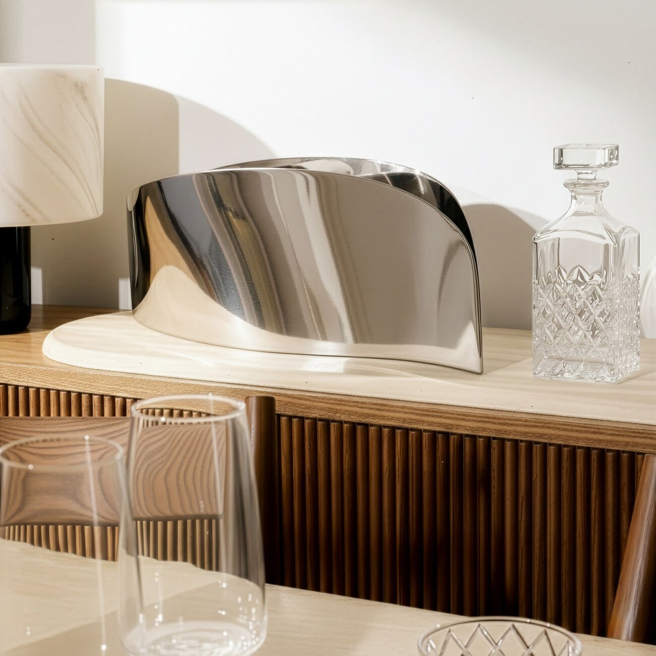 georg jensen indulgence champagne bowl clear