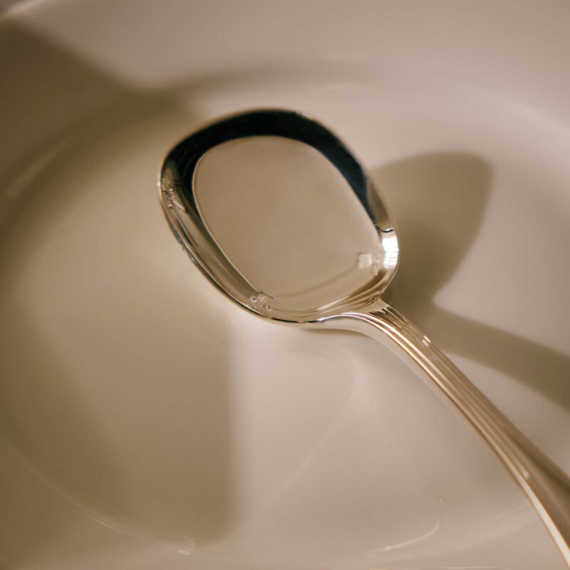 كريستوفل طقم آلبي من 4 ملاعق للآيس كريم مطلية بالفضة