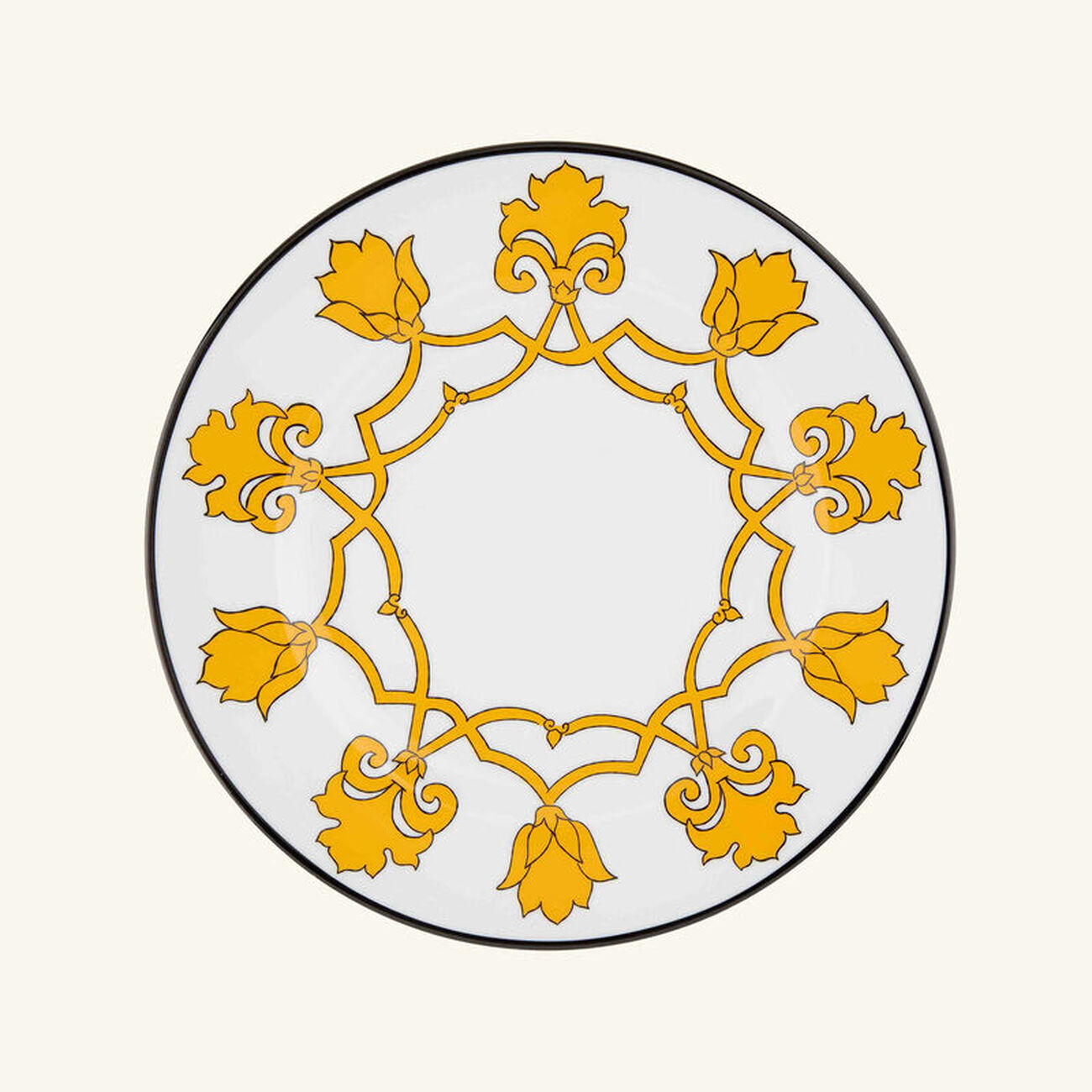 بينتو باريس طبق الطعام جايبور دائري أصفر 26 سم