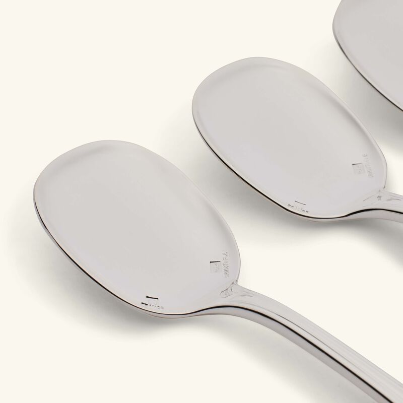 كريستوفل طقم آلبي من 4 ملاعق للآيس كريم مطلية بالفضة