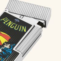 DC Comics Penguin Ligne 2 Cling Lighter Silver 5cm st dupont dc comics penguin ligne 2 cling lighter silver 5cm