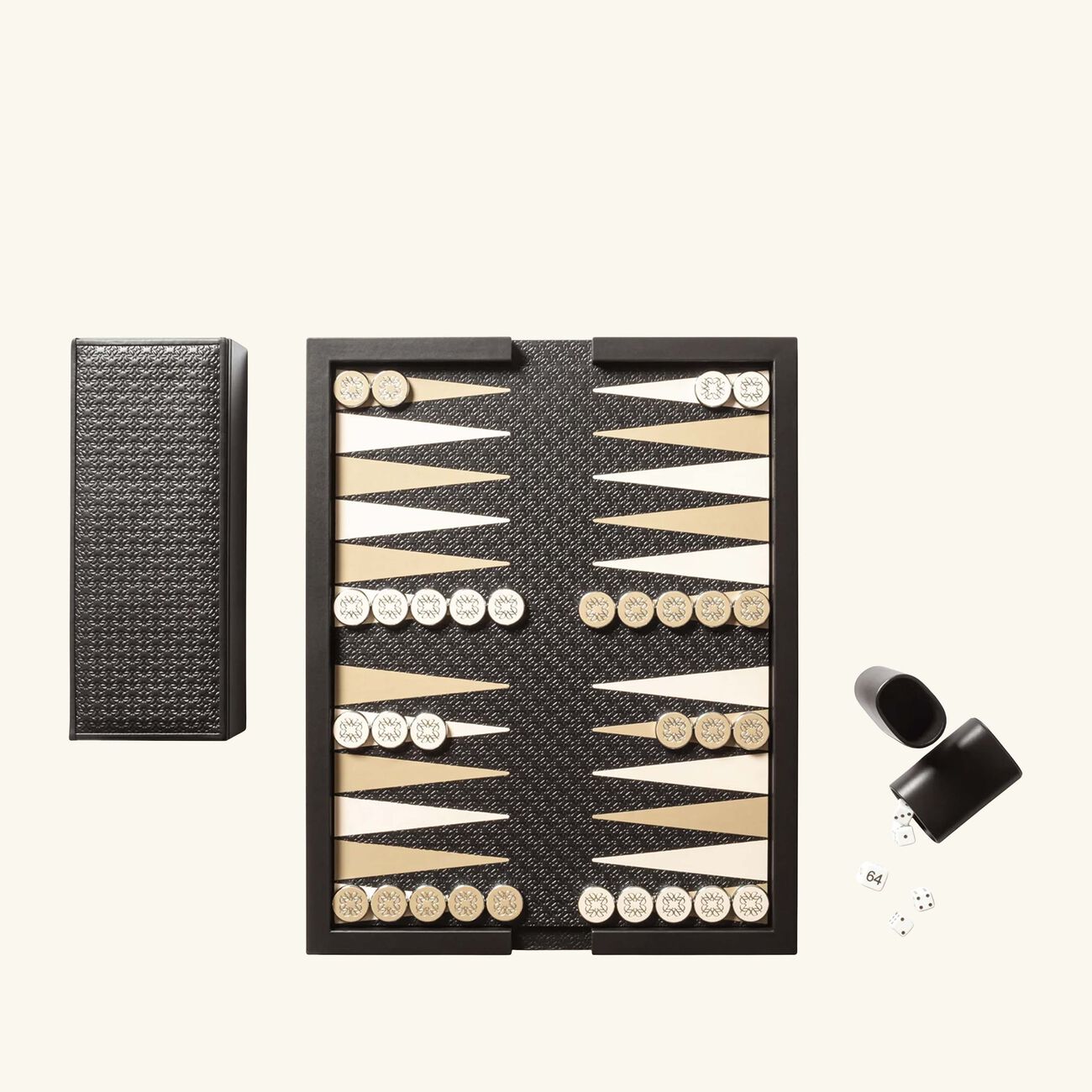 giobagnara elie saab monogram backgammon set ebony