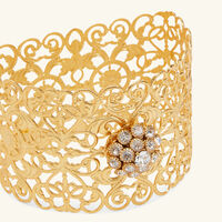 فيلاري حلقة المناديل فينيس باللون الذهبي