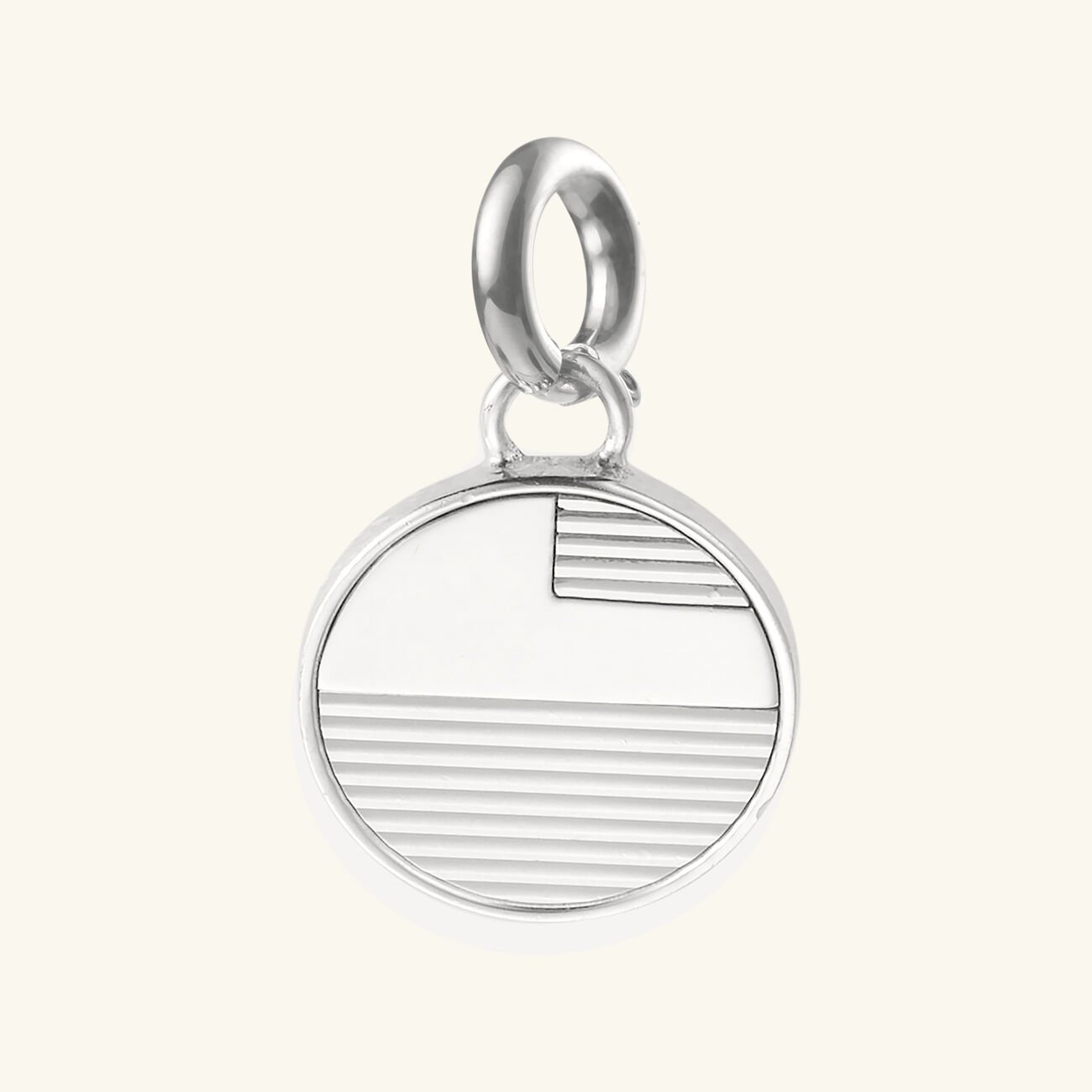 Chri-Chri Ondulations Medal Sterling Silver christofle chri chri ondulations medal sterling silver