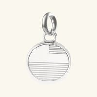 Chri-Chri Ondulations Medal Sterling Silver christofle chri chri ondulations medal sterling silver