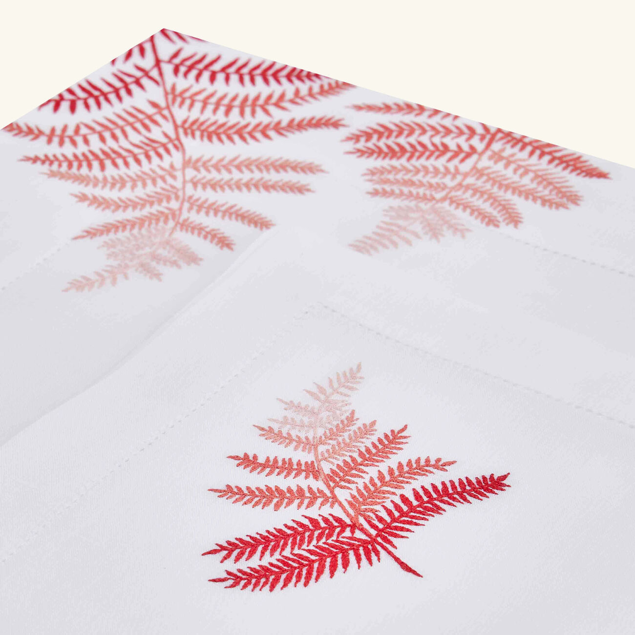 Fougeres Placemat & Napkin Pink Set Of 4 atelier houriatazi fougeres placemat napkin pink set of 4