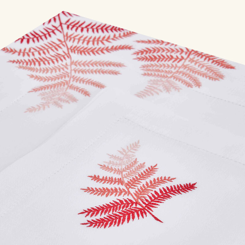 Fougeres Placemat & Napkin Pink Set Of 4 atelier houriatazi fougeres placemat napkin pink set of 4