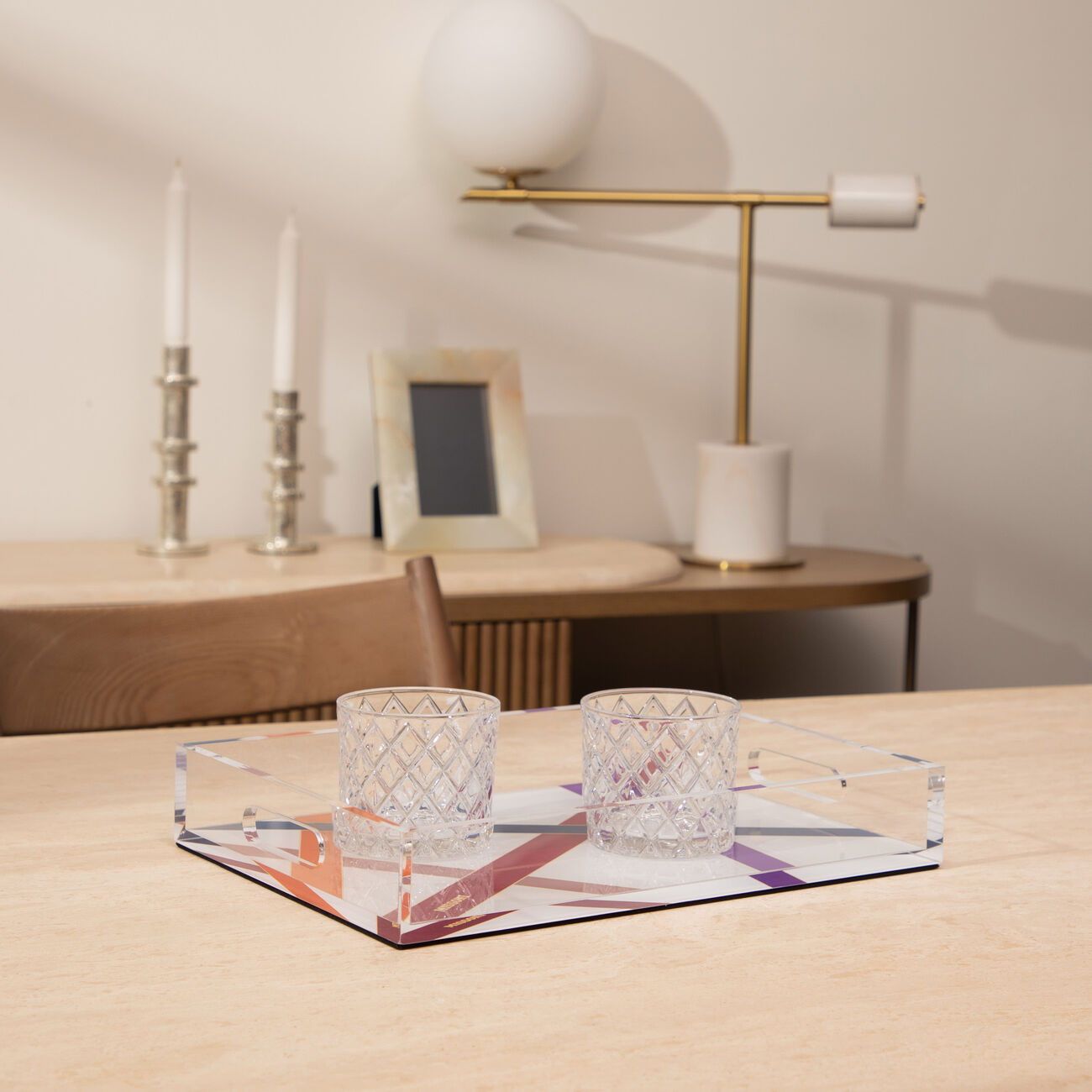 missoni home nastri tray medium multicolor